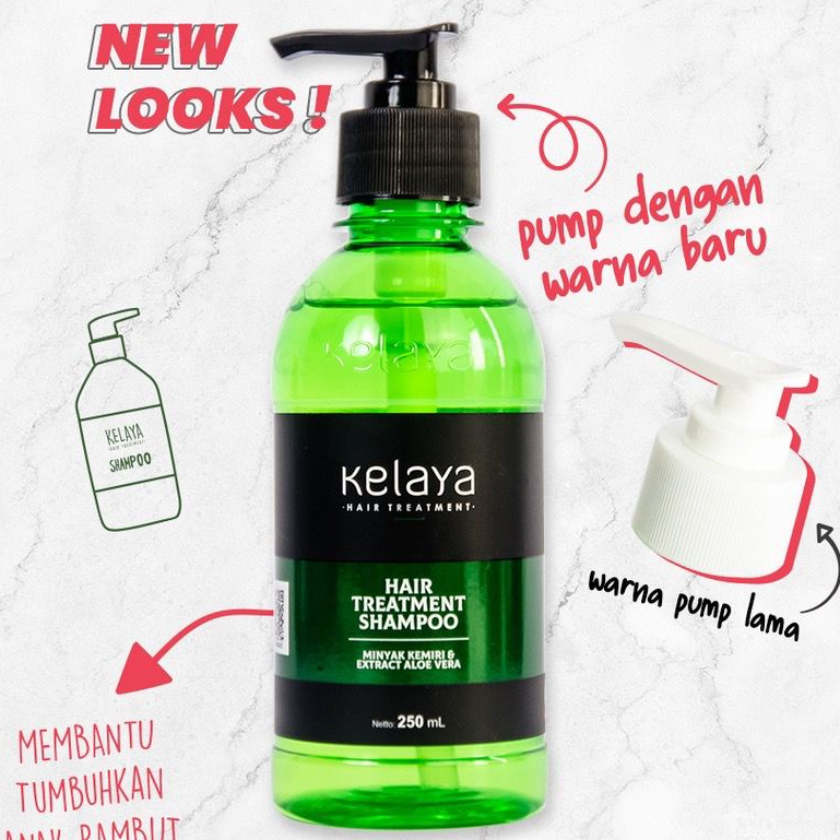 BPOM Kelaya Hair Treatment Shampoo 250ml Penebal Penumbuh Rambut Mencegah Rontok