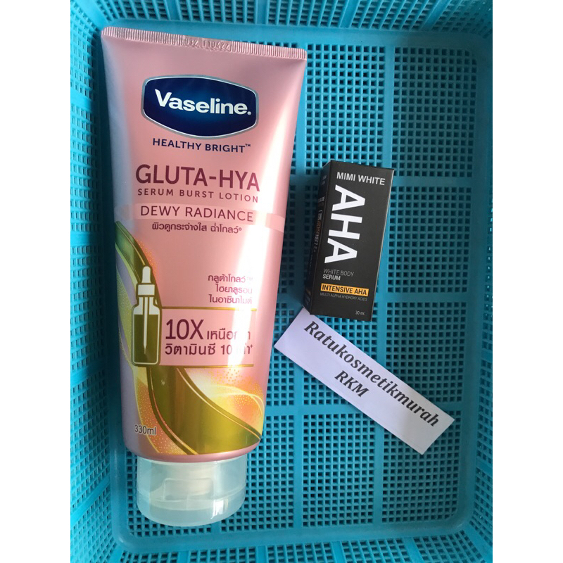 Paket Putih Original Vaselin Gluta Hya Thailand