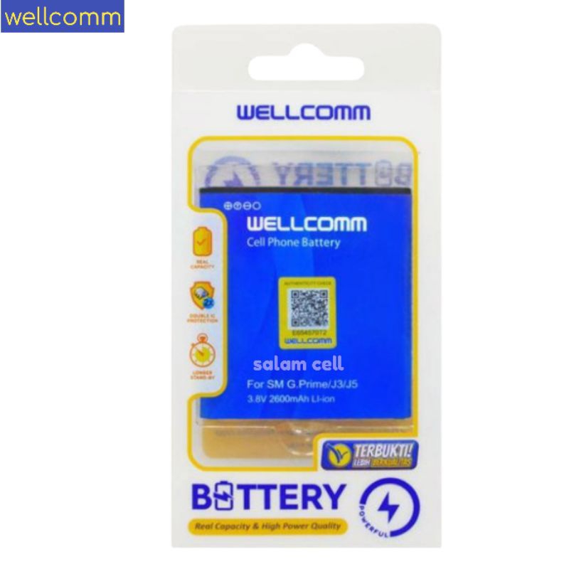 Baterai Samsung J2 Prime J5 Grand Prime Wellcomm Original Murah