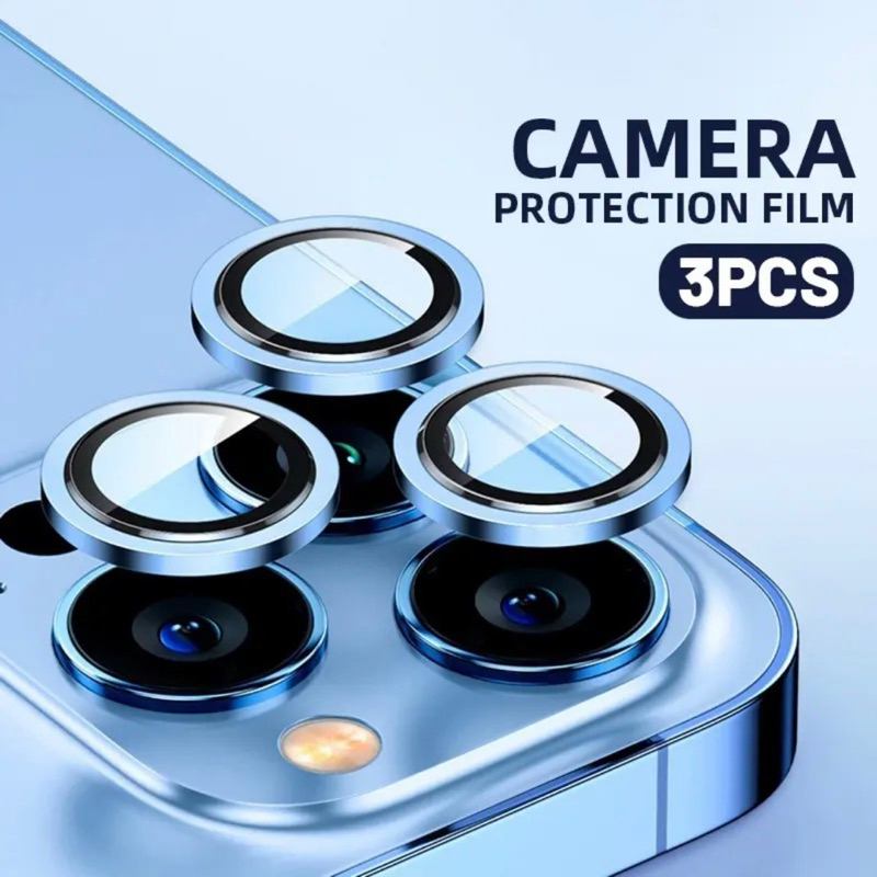 1SET Titanium Alloy Lens Protector Camera iphone 11 Pro/12 Pro/11 Pro Max Ring Anti Gores Pelindung Kamera