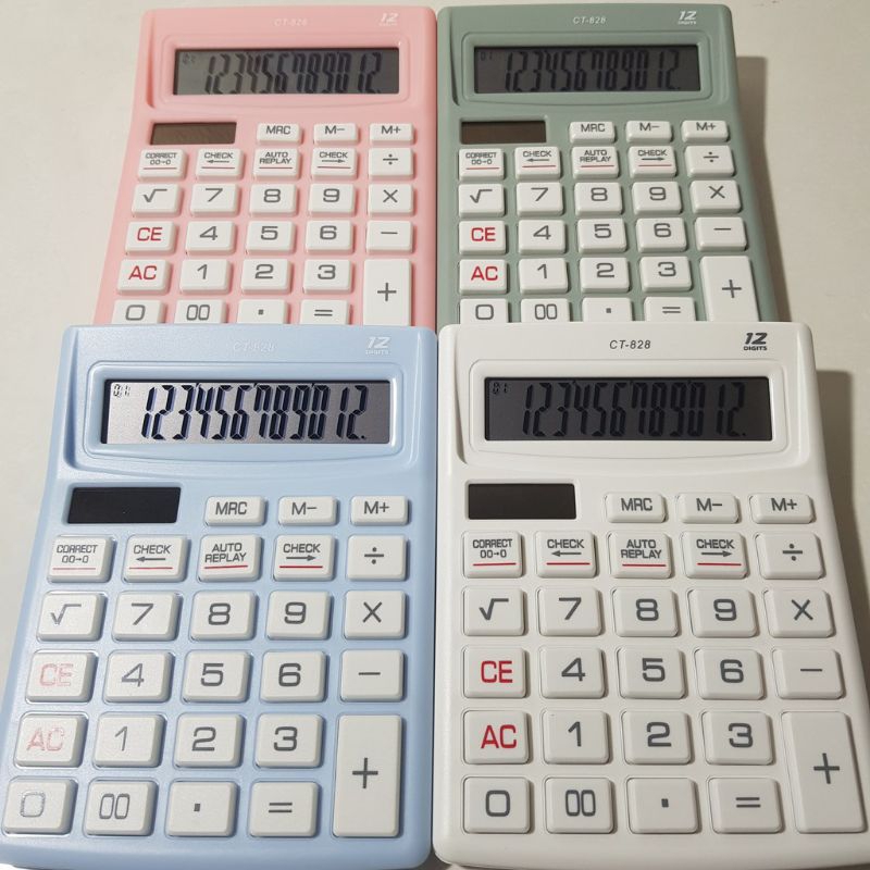 

0Kalkulator 828 Warna Check Correct / Calculator CT 828 12Digit