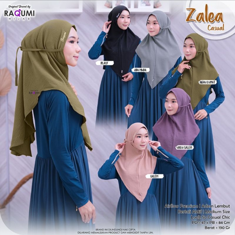 Hijab instan ||daily hijab |Zalea Casual | MNV RAQUMI