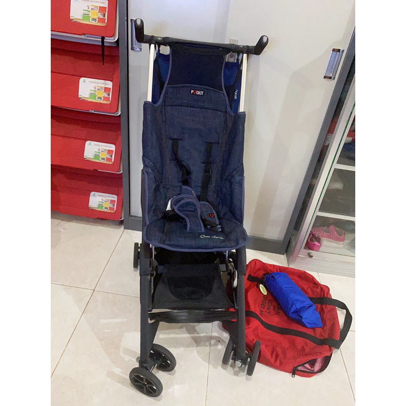 STROLLER TRAVELING CABIN SIZE COCOLATTE POCKIT PRELOVED PL STROLLER POCKIT BUKAN ASTRO