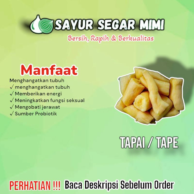 

Tape / Tapai Perbungkus - Sᴀʏᴜʀ Sᴇɢᴀʀ ♏ɪᴍɪ