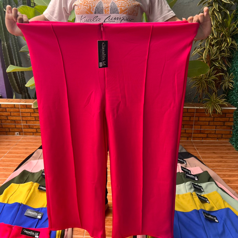 JUAL RUGI HABSKAN STOK CELANA SCUBA KULOT PREMIUM SUPER JUMBO BIG SIZE OVERSIZE 5L 7L celana warna s