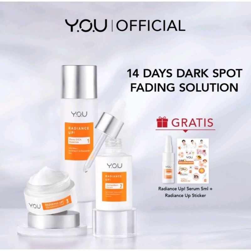YOU Radiance Up | 3 in 1 Paket Skincare Radian