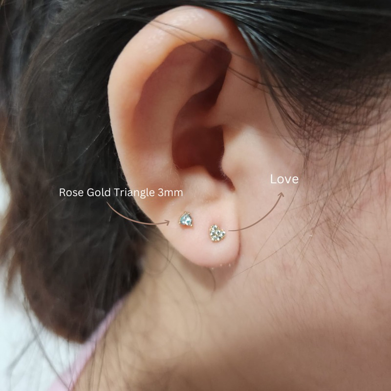 Anting Silver Rhodium Anti Karat Issabelle - Issabelle Earrings