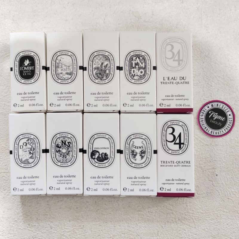 Diptyque edt original vial