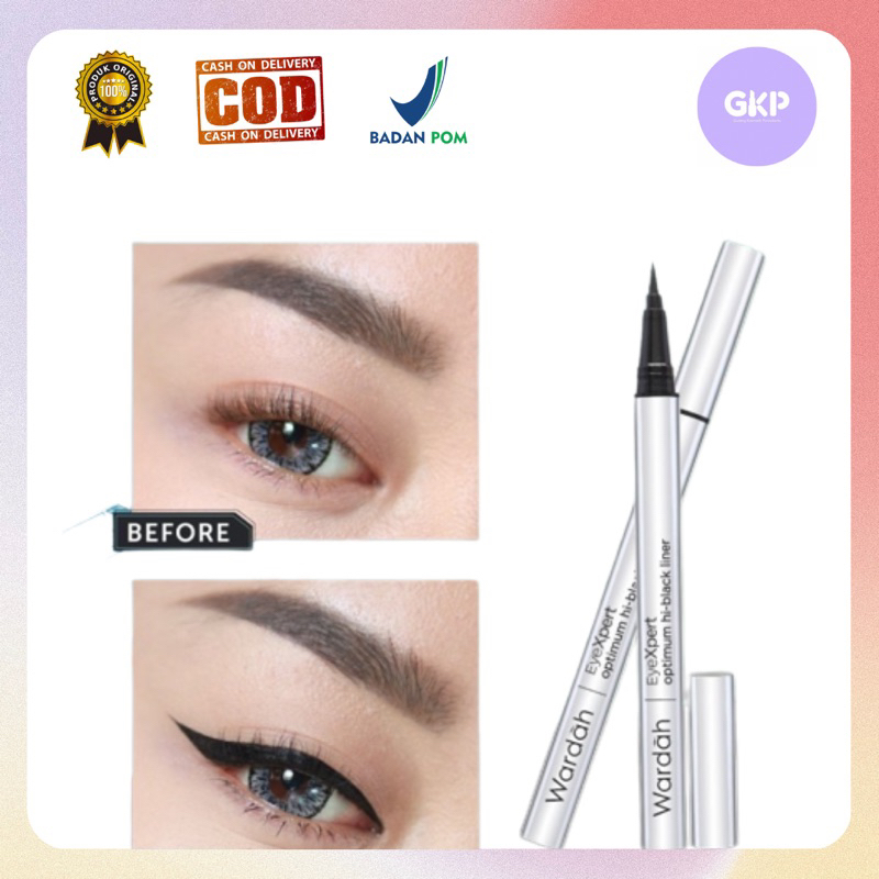 WARDAH EYEXPERT OPTIMUM HI-BLACK LINER / WARDAH EYELINER PEN