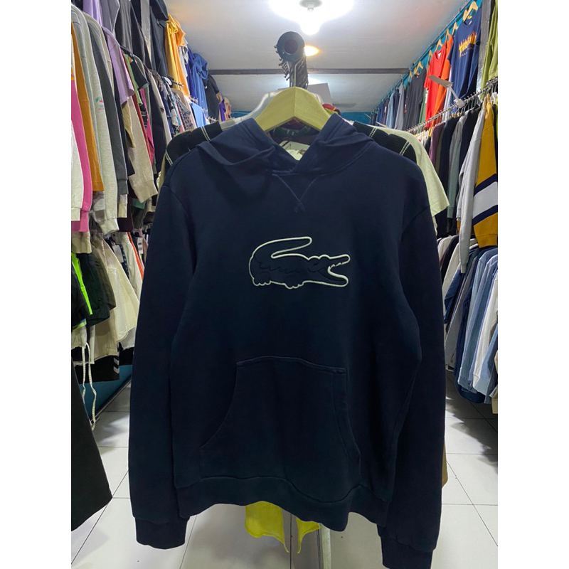 HOODIE LACOSTE BIG LOGO BORDIR