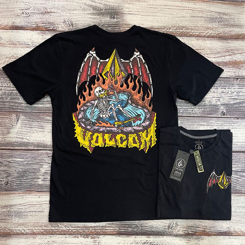 KAOS VOLCOM ORIGINAL BM SURF DISKON PRIA GROSIR DISTRO