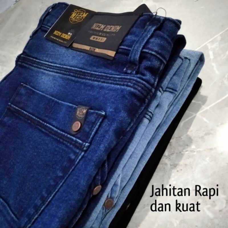 Celana Pria Soft Jeans Stretch Premium