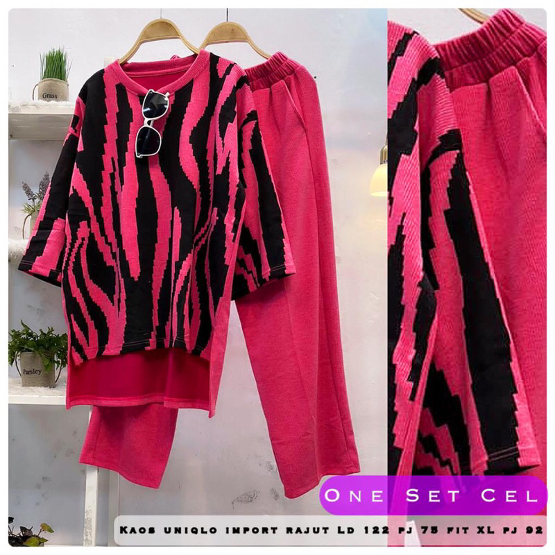 One set kaos uniqlo