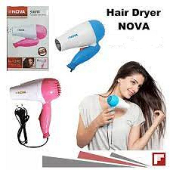 EM Hair Dryer Mini Lipat Foldable HairDryer MURAH