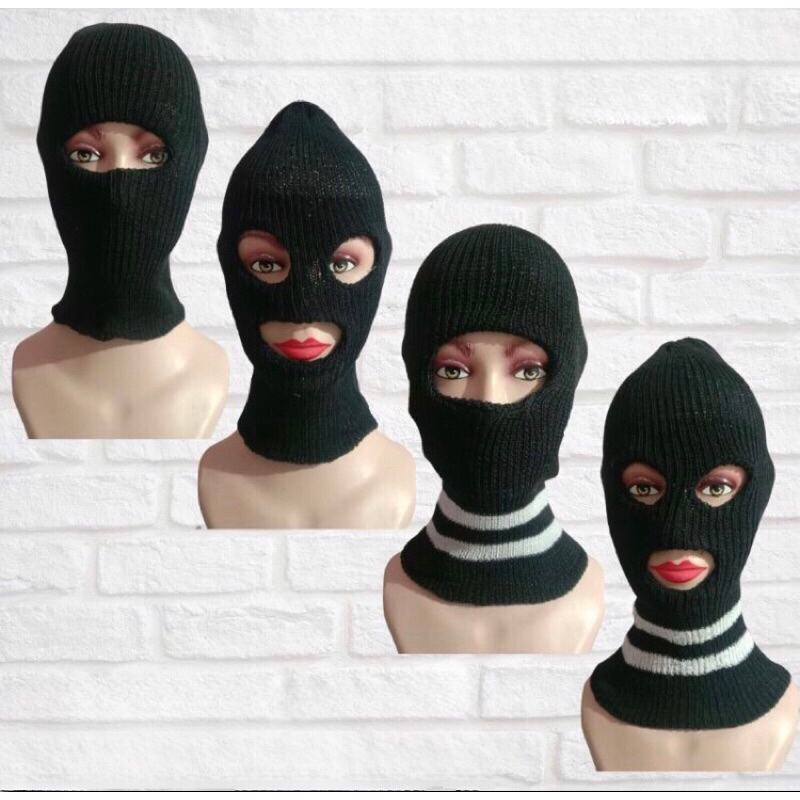 Kupluk Ronda / Sebo Maling Trend Bahan Rajut Nyaman Dipakai Lubang 1-3 Ready Stock