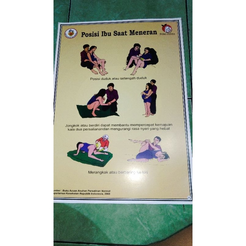 

(11)poster posisi ibu saat meneran