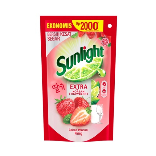 Sunlight Sabun Cuci Piring Korean Strawberry 80ml