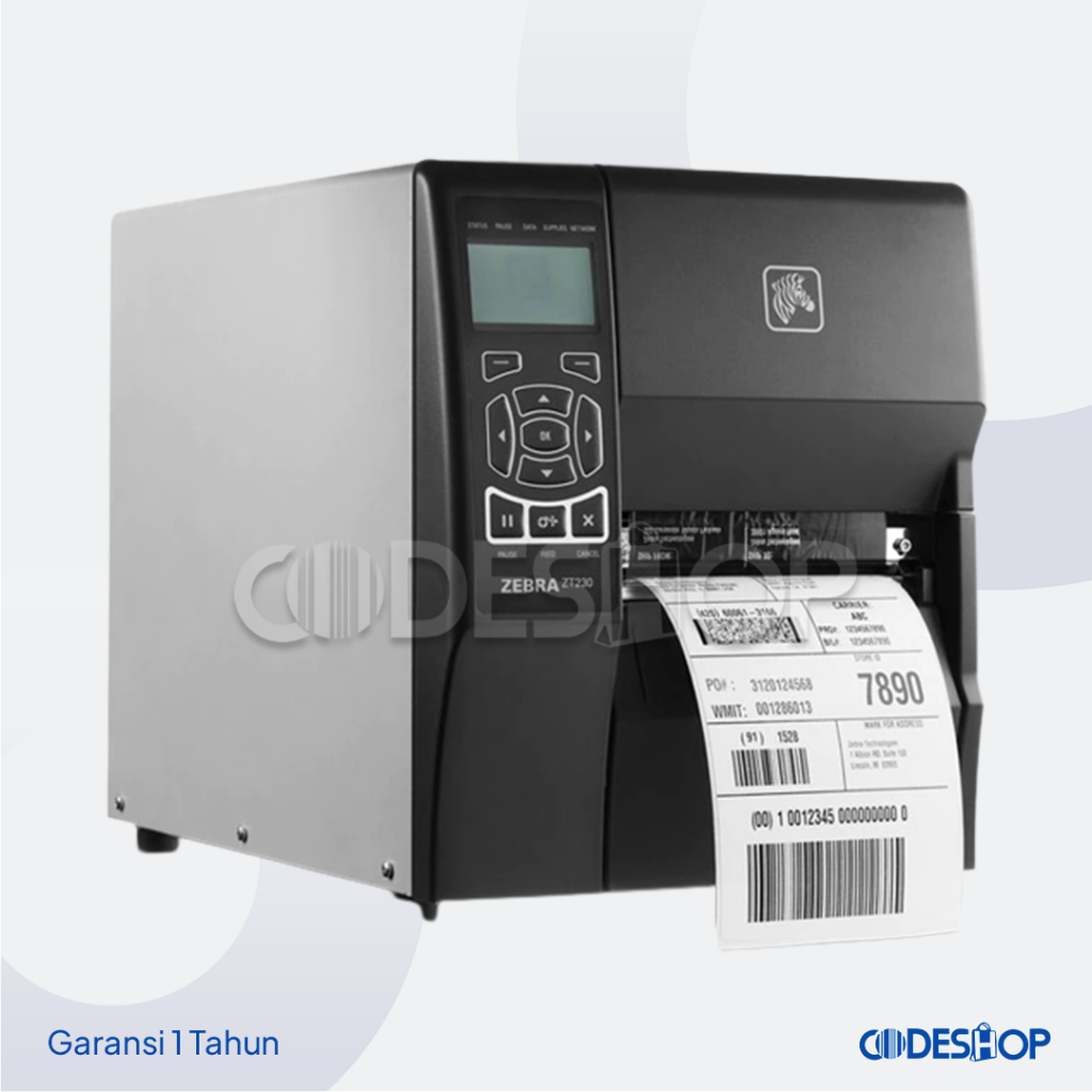 BARCODE PRINTER ZEBRA ZT-230 - ZT 230 - ZEBRA ZT230 PRINTER BARCODE