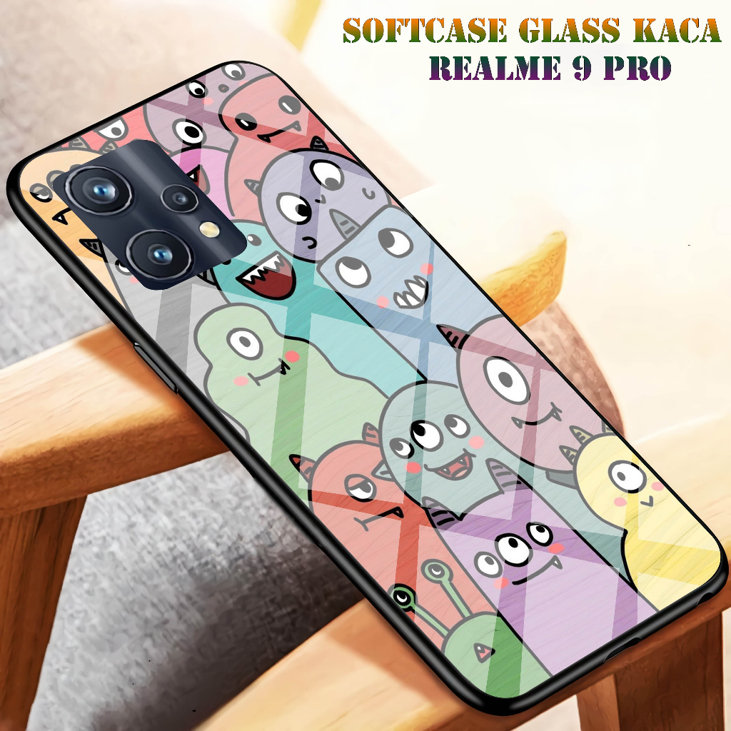 Softcase Kaca For REALME 9 PRO & PRO PLUS - Case Handphone REALME 9 PRO & PRO PLUS [T100].
