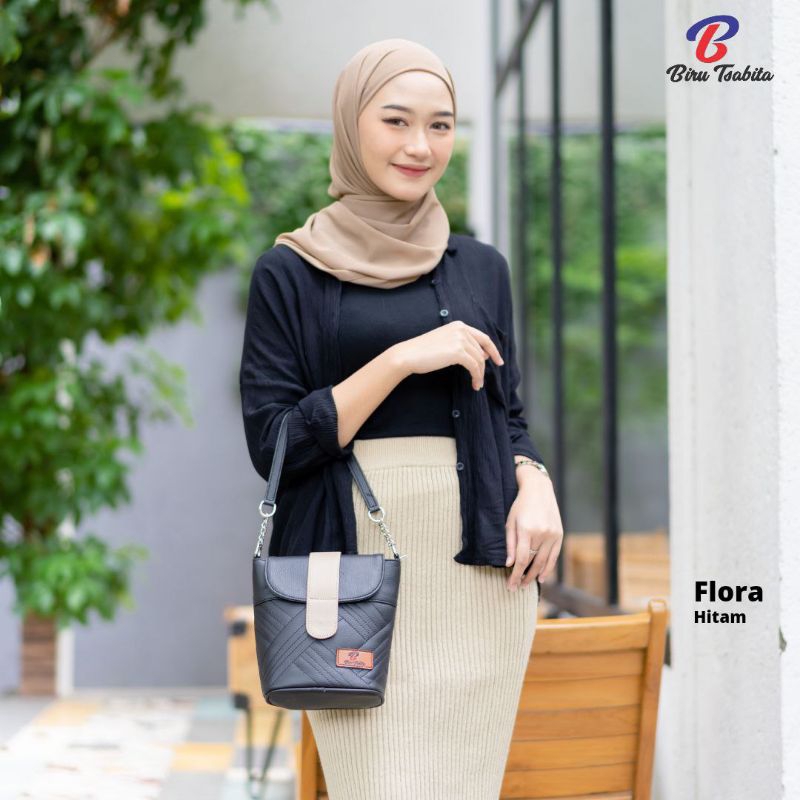 TAS SELEMPANG FLORA BY BIRU TSABITA // SELEMPANG FLORA 2IN1 CANTIK