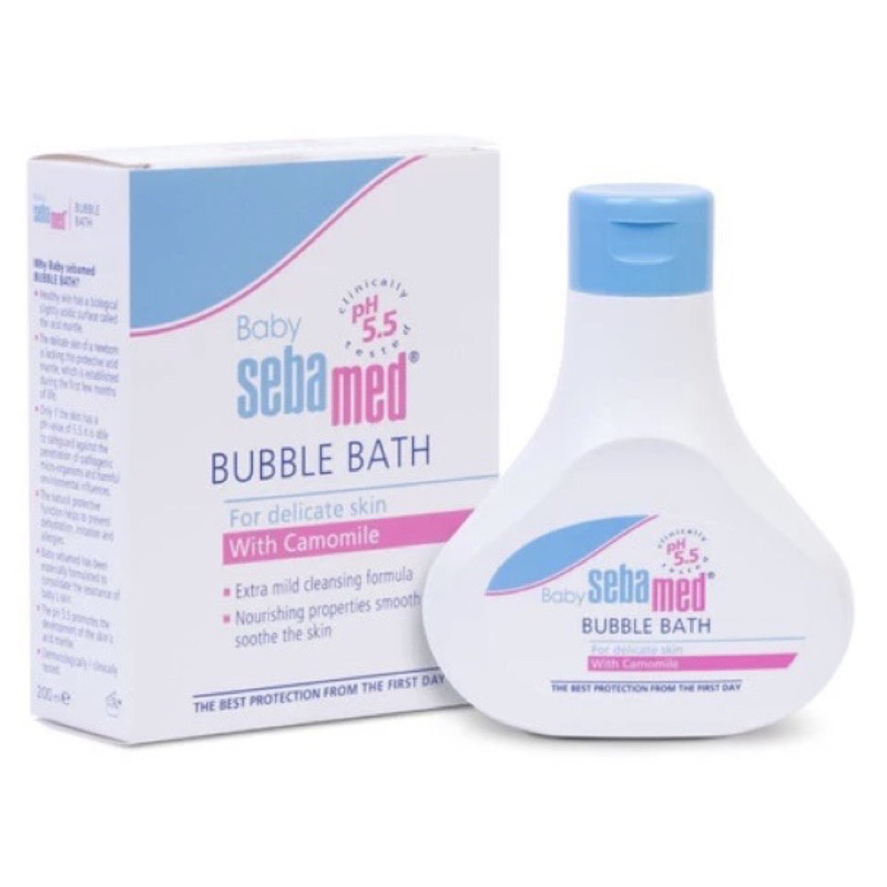 SEBAMED Baby Bubble Bath 200 ml / Sabun Mandi Bayi kulit sensitive Sebamed bubble 200ml - Sabun Bayi