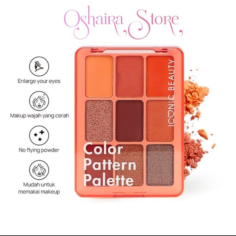 HERBAAY Eyeshadow palette 9 Warna