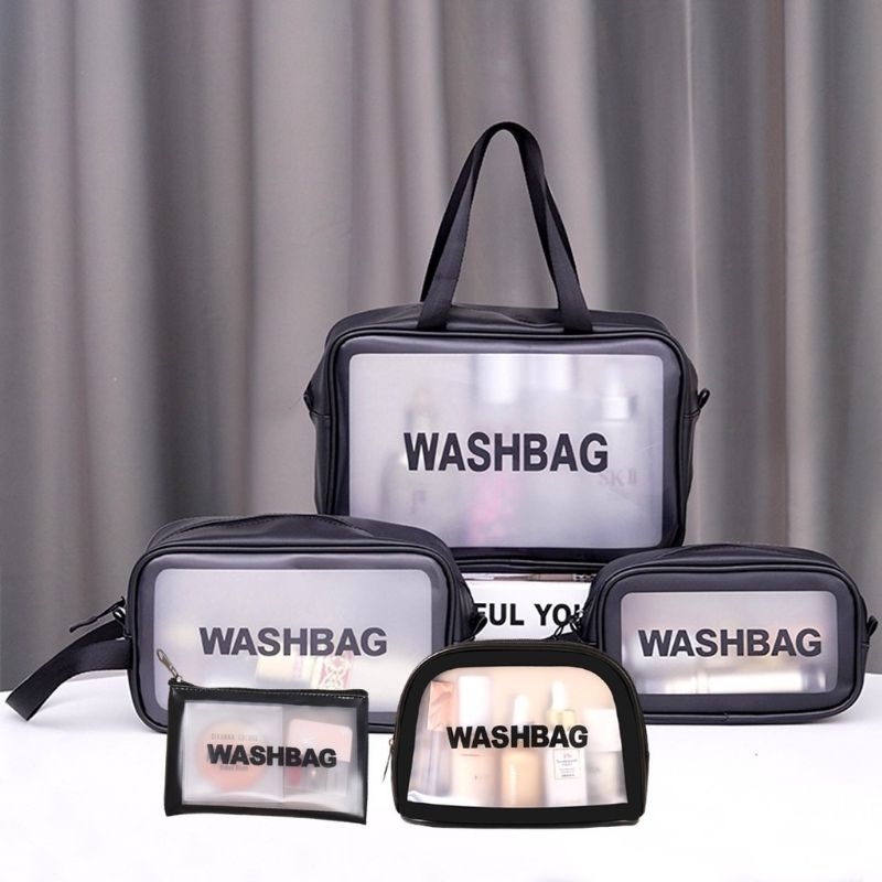 US219 Tas Kosmetik Tas WASHBAG Pouch Travel Make Up Bag By Toko Haji Usman