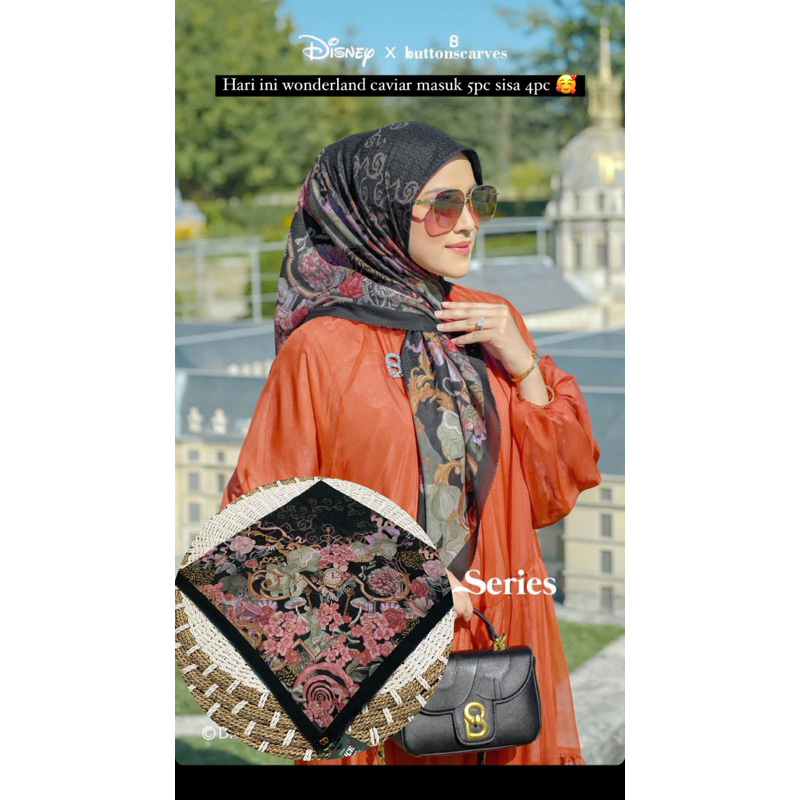 Buttonscarves x disney - Wonderland series