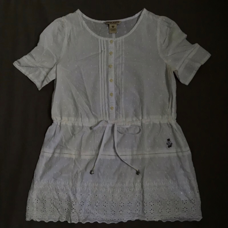 Vintage 1980s tinnie bear Embroidered blouse shirt