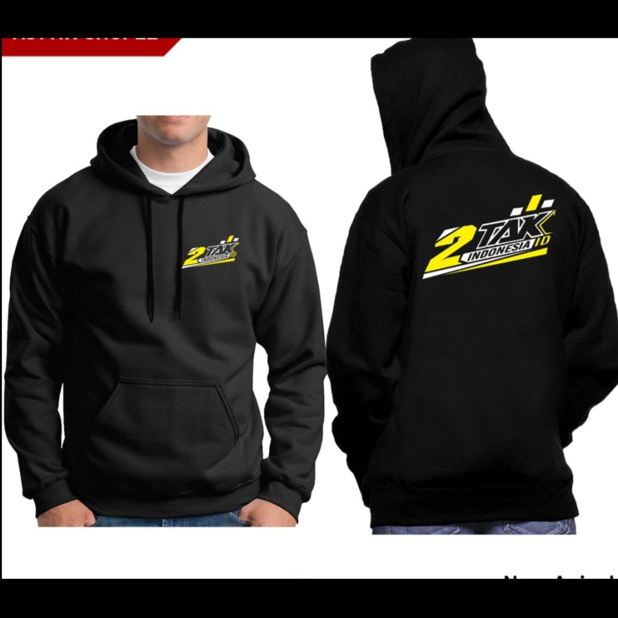 JAKET HOODIE 2 TAK INDONESIA 2TAK BALAP MOTOR / DISTRO / PRIA WANITA / COD