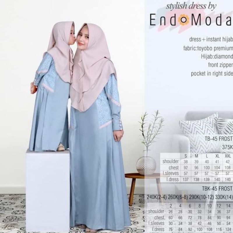 GAMIS ENDOMODA COUPLE TB 45/ENDOMODA TBK 45