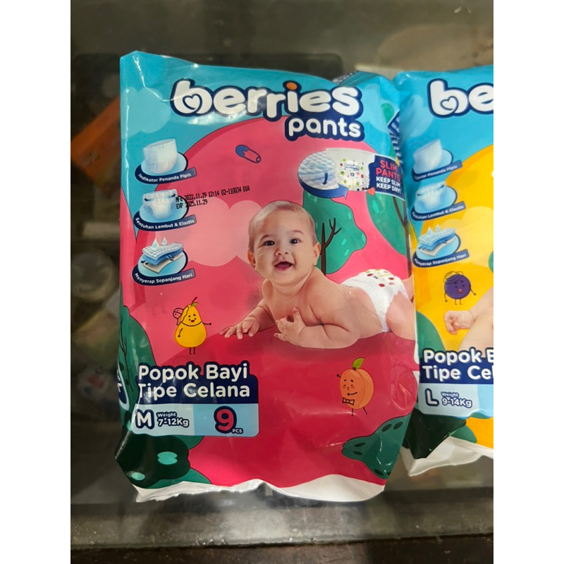 BERRIES SLIM PANTS MINI PACK M9 L8 XL7