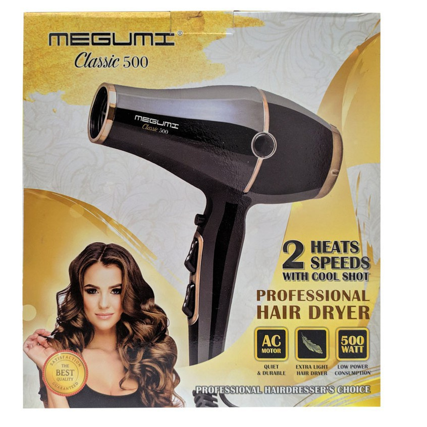 Megumi Classic Hair Dryer 500W