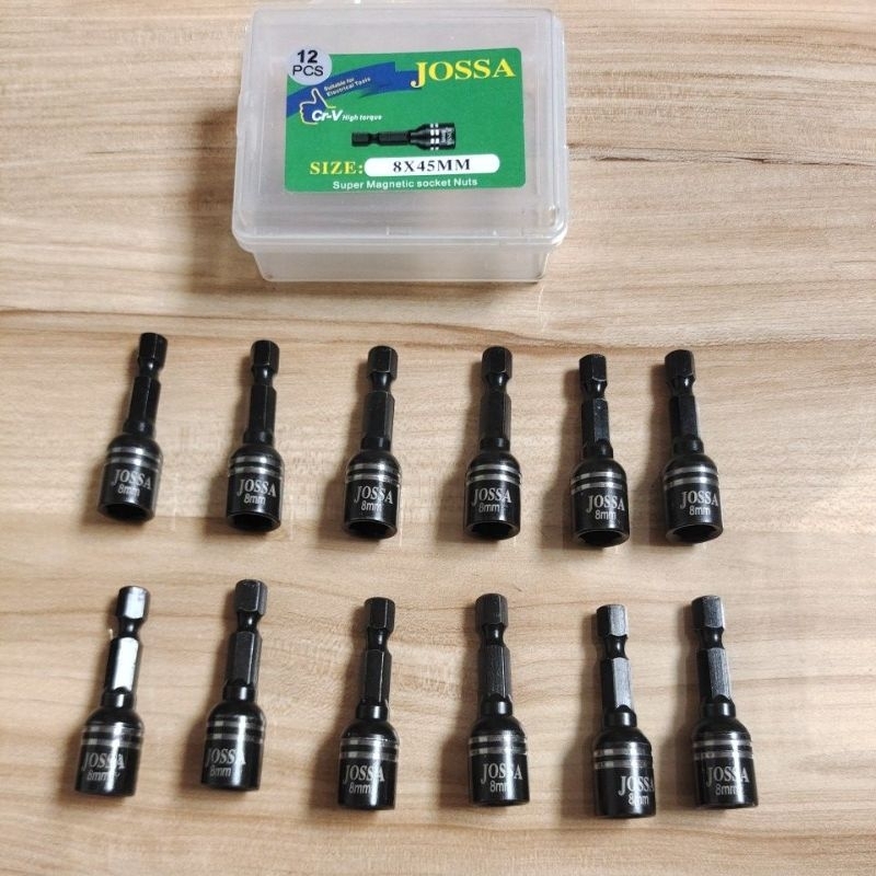 JOSSA Mata sok rooping HEAVY DUTY / JOSSA Magnetic socket nuts HEAVY DUTY