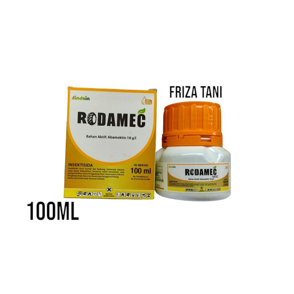 Rodamec 18EC 100ml Abamektin 18g/l Insektisida dan akarisida untuk mengendalikan hama ulat, hama pen