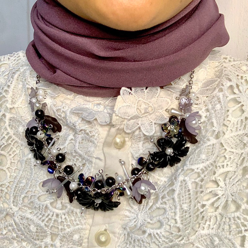 necklace pearl kalung mutiara warna