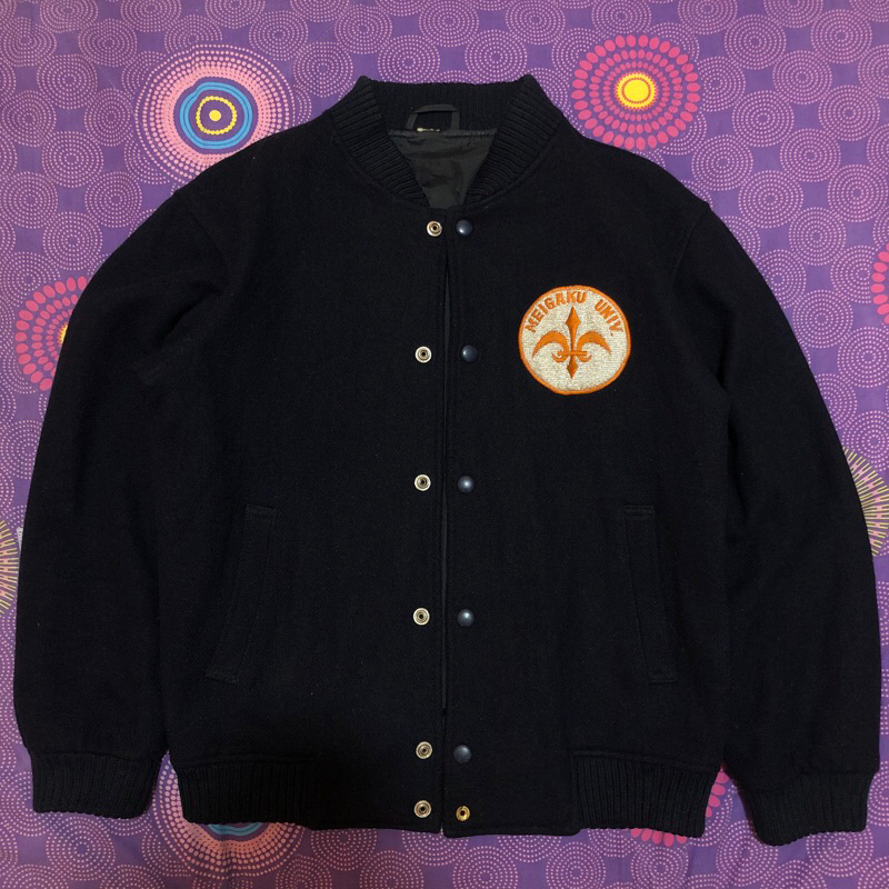 VARSITY japan maigaku univ tebal second jacket bomber