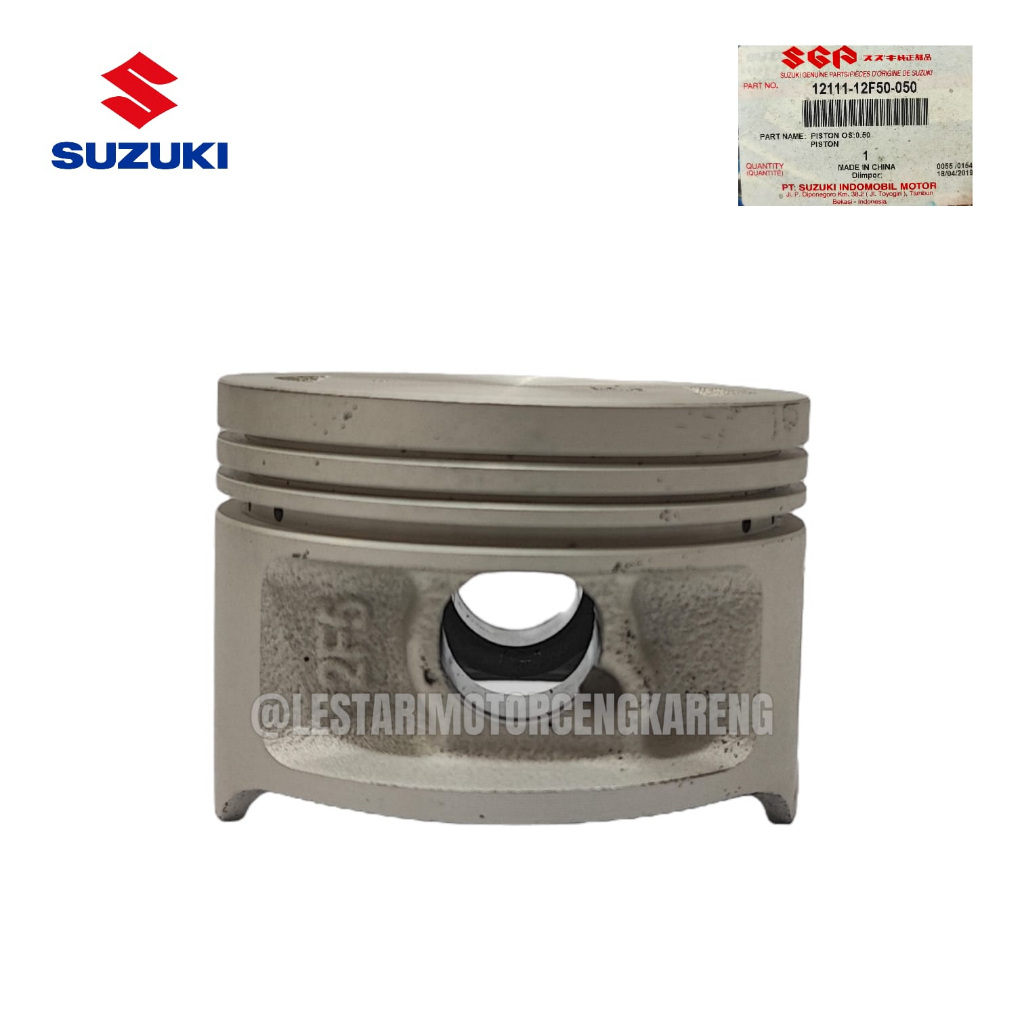 PISTON RING SEHER THUNDER 125 OVERSIZE 0 50 STANDART ORI SUZUKI