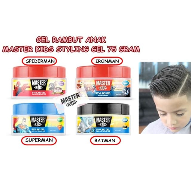 Master Kids Styling Gel - Gel Rambut Anak 75 Ml