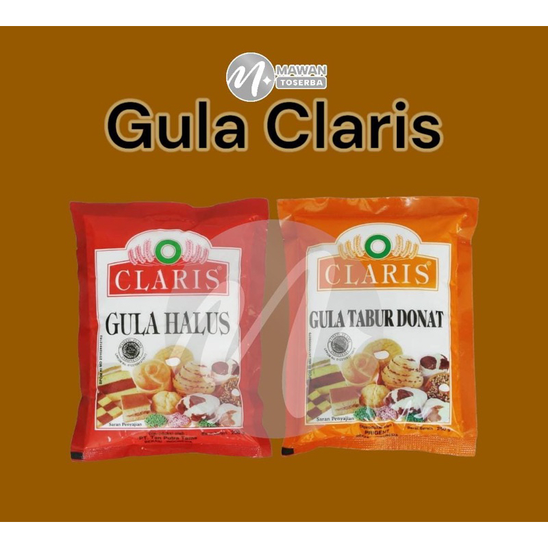 

Gula Tabur Donat 250 gram / Gula Halus Claris 250 Gram