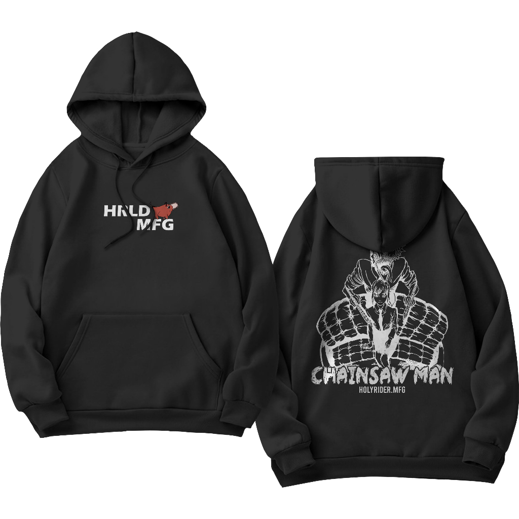 Holyrider DENJI Sweater Hoodie Distro Sablon DTF Fleece Cotton II Holyrider Jumper Hoodie DENJI II M-XXL (Pria &amp; Wanita) Free stiker&amp;Gantungan Kunci