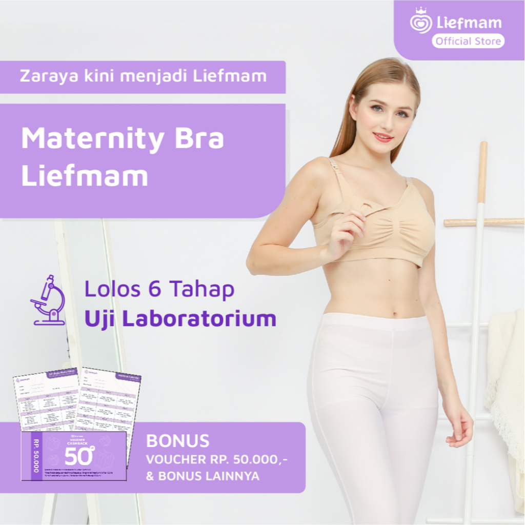 Maternity Bra Liefmam (Zaraya) Original - Bra Khusus Pasca Melahirkan