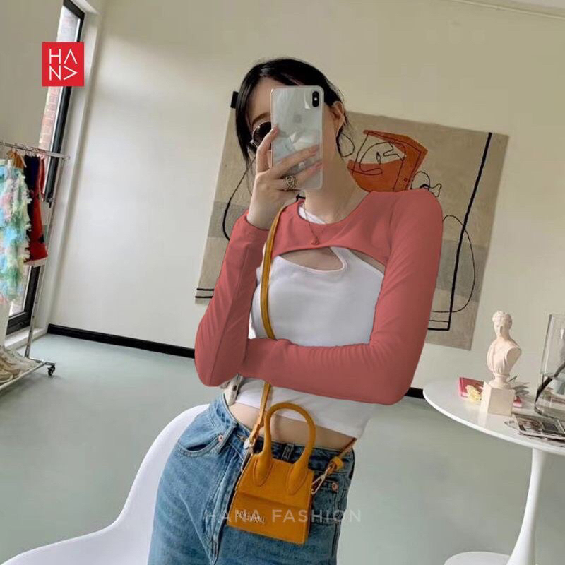 Manset Kimberly Long Bolero Super Crop