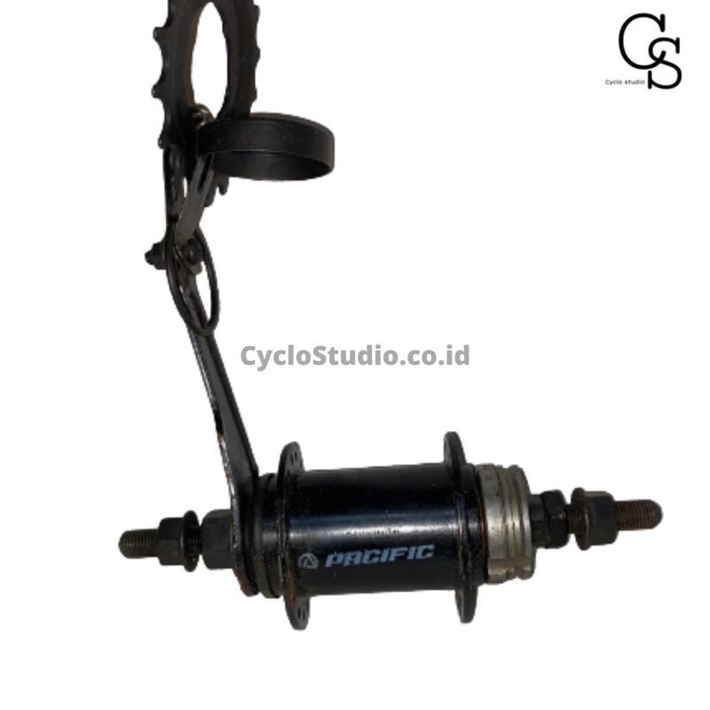Bos Hub Sepeda Rem Torpedo Terpedo 36 Lubang Hole 36h Sepeda BMX Fixie Lipat Pacific SP B403 Murah