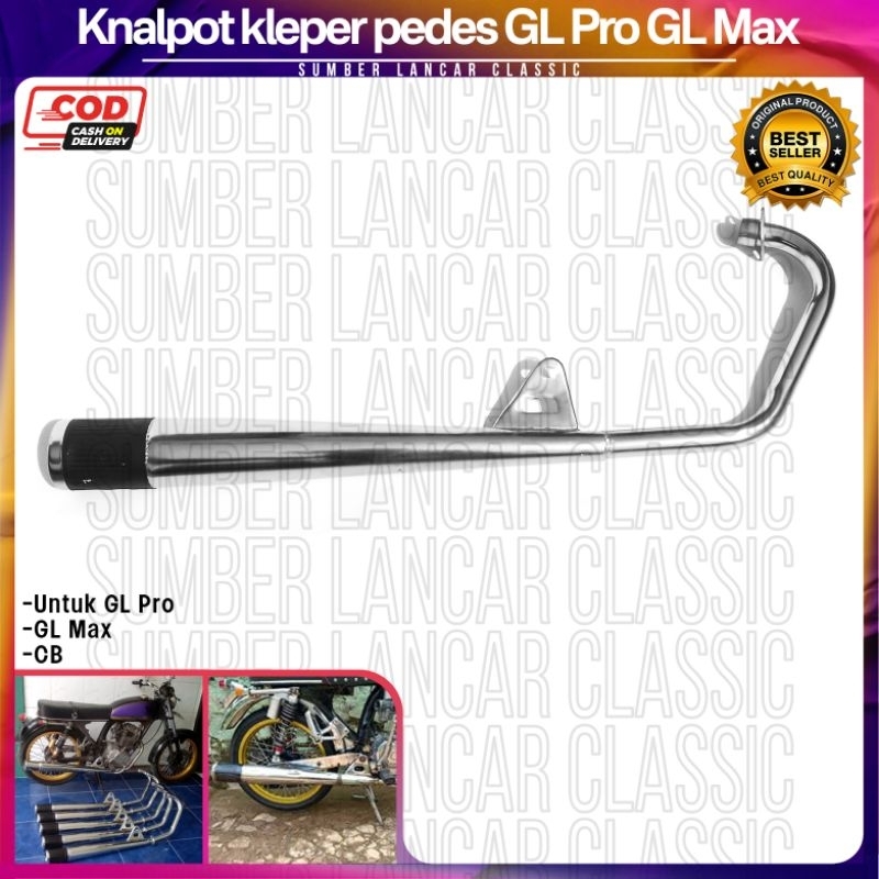 knalpot kleper pedes gl max gl pro pnp cb Astrea grand