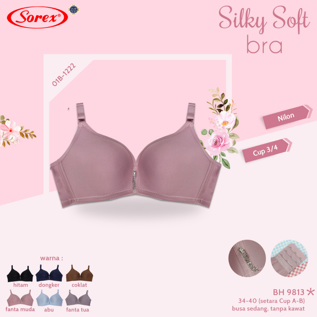 BRA BH Tanpa kawat 9813 Sorex