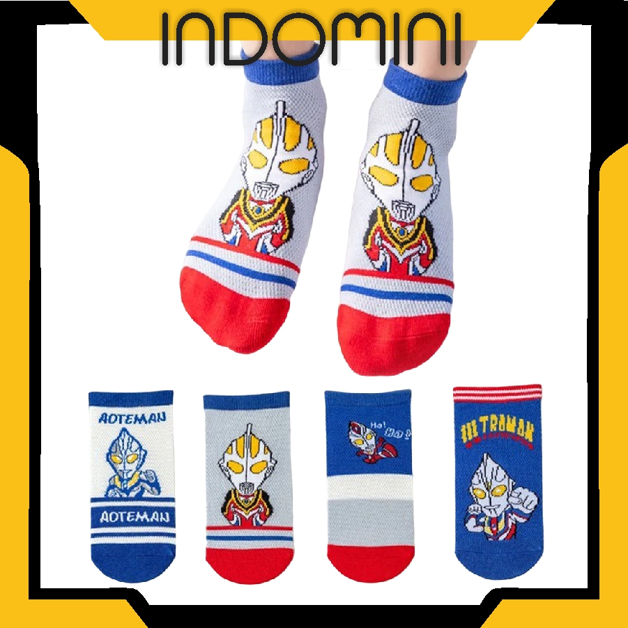 INDOMINI  Kaos Kaki Ultraman Anak Laki Laki Import KK036