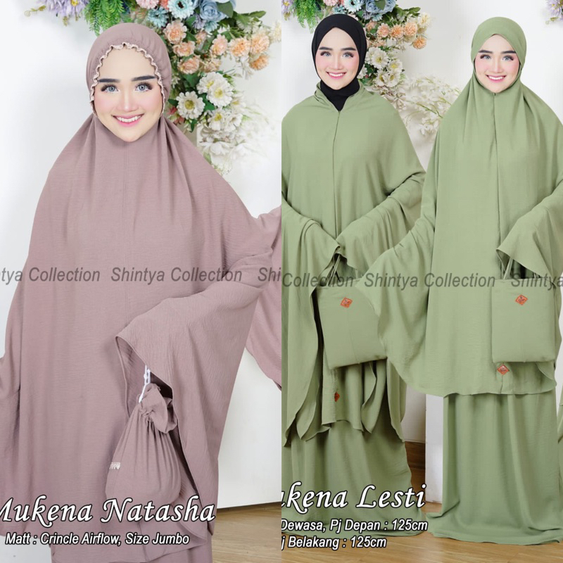 MUKENA LESTY 3 in 1 Crinkle Airflow