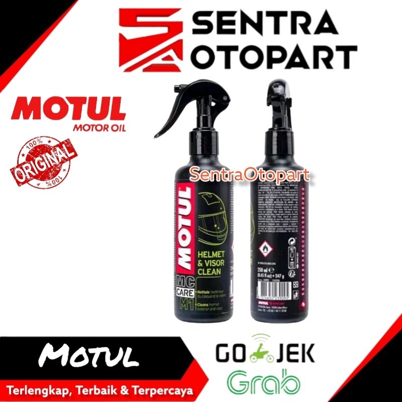 Cairan pembersih helm dan visor helm 250ml motul