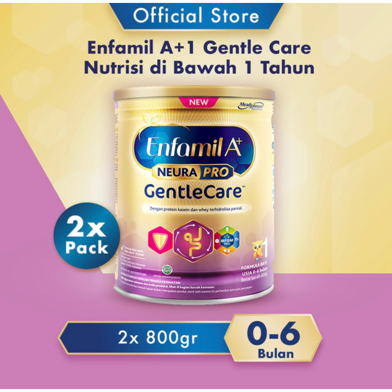 Enfamil 1+ gentlecare susu formula bayi